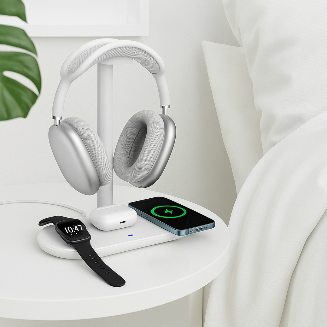 VoltHub Quad – 4-in-1-Wireless-Charger – Produktansicht 1