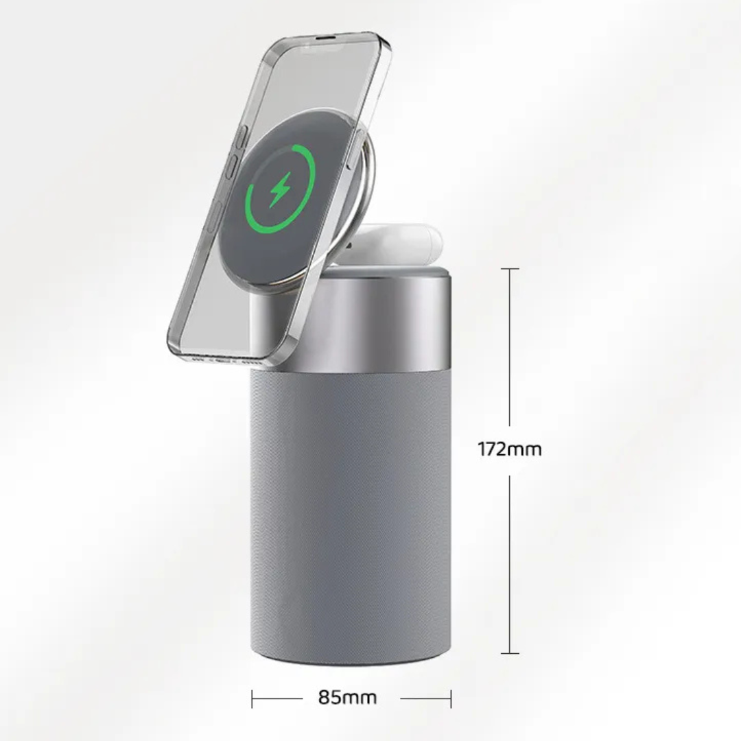BeatWave Hub – 3-in-1-Bluetooth-Lautsprecher mit Ladefunktion – Produktansicht 7