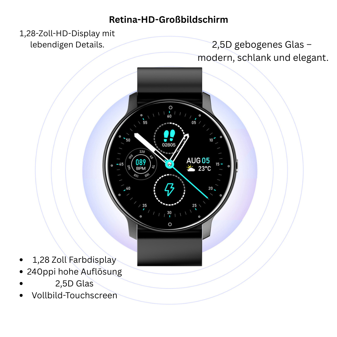 Vitalis Pulse – Fitness- & Gesundheitssmartwatch – Produktansicht 8