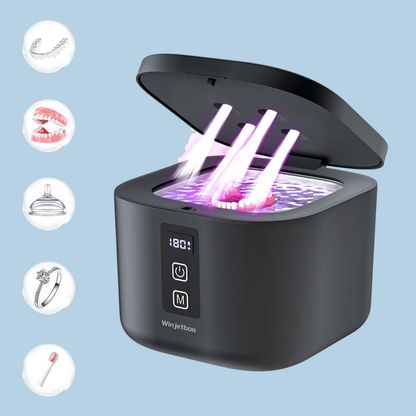 PureWave Trio – Ultraschallreiniger für Zahnschienen & Schmuck – Produktansicht 1