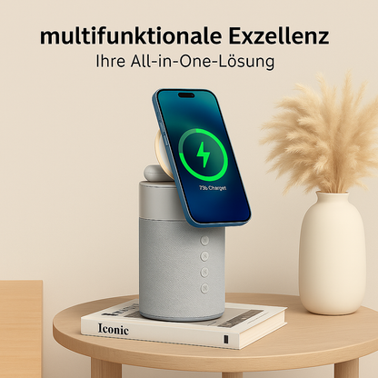 BeatWave Hub – 3-in-1-Bluetooth-Lautsprecher mit Ladefunktion – Produktansicht 4
