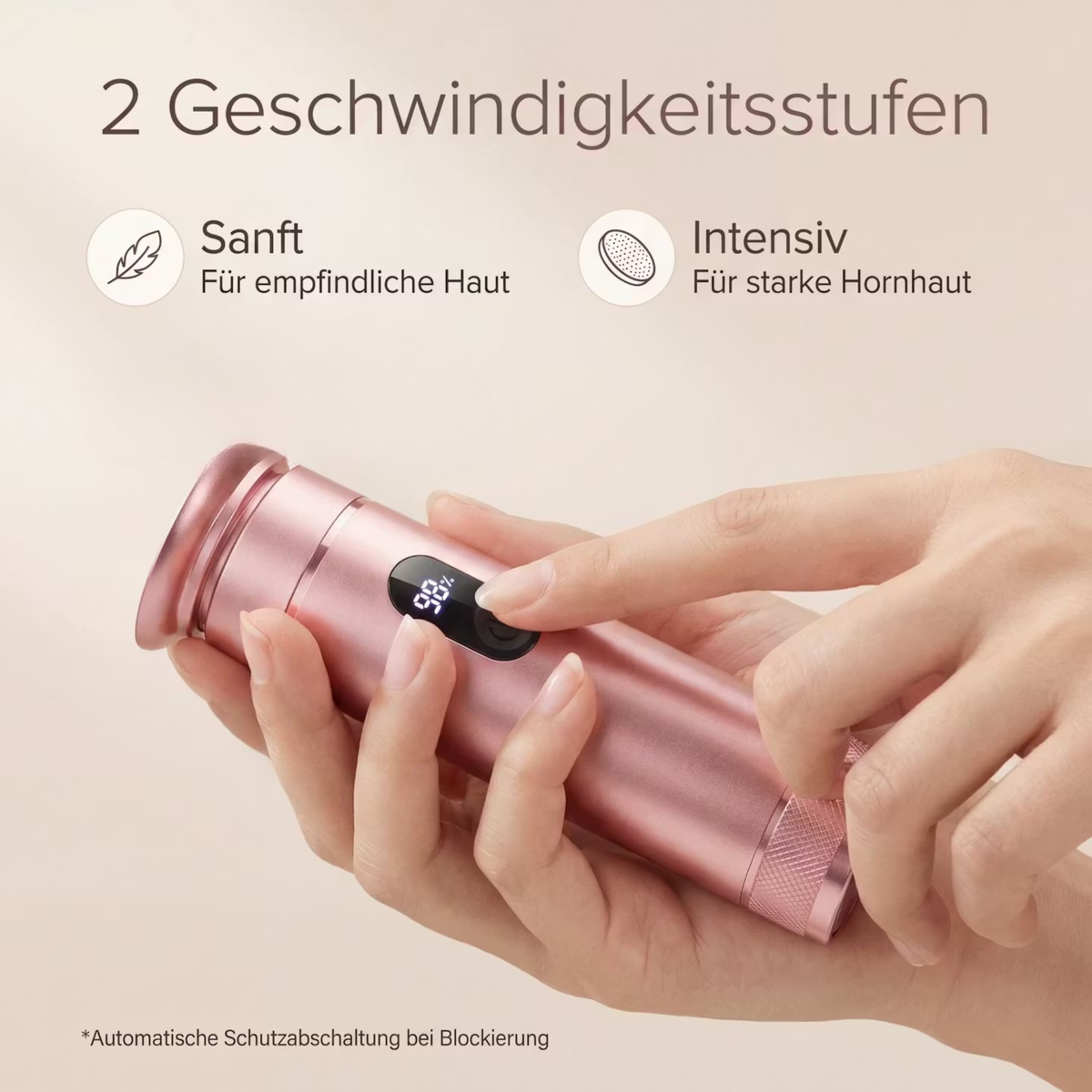 SilkStep – Elektrischer Hornhautentferner – Produktansicht 3