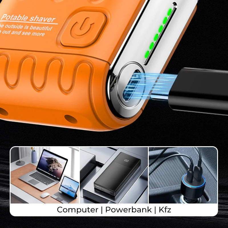 GlideEdge Mini – Kompakter Elektrorasierer – Produktansicht 6