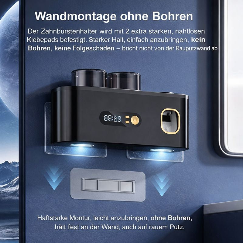SmileDock Pro – Wandhalterung für Zahnbürsten – Produktansicht 2