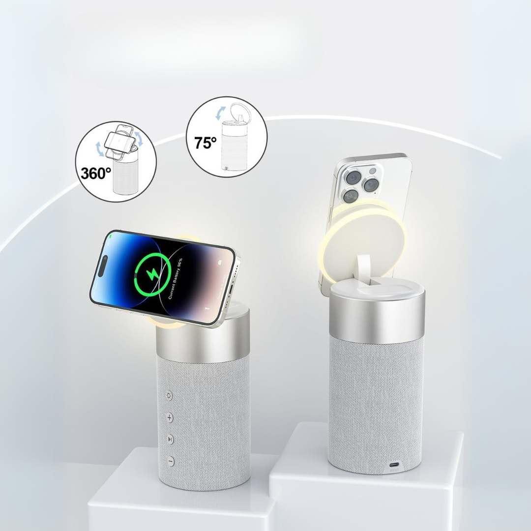 BeatWave Hub – 3-in-1-Bluetooth-Lautsprecher mit Ladefunktion – Produktansicht 6