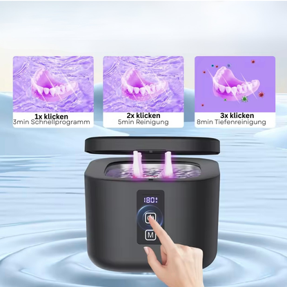 PureWave Trio – Ultraschallreiniger für Zahnschienen & Schmuck – Produktansicht 3