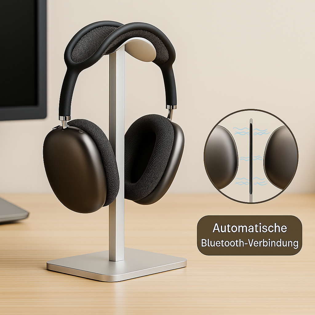 AudioDock Duo – Kopfhörerständer für AirPods Max & mehr – Produktansicht 3