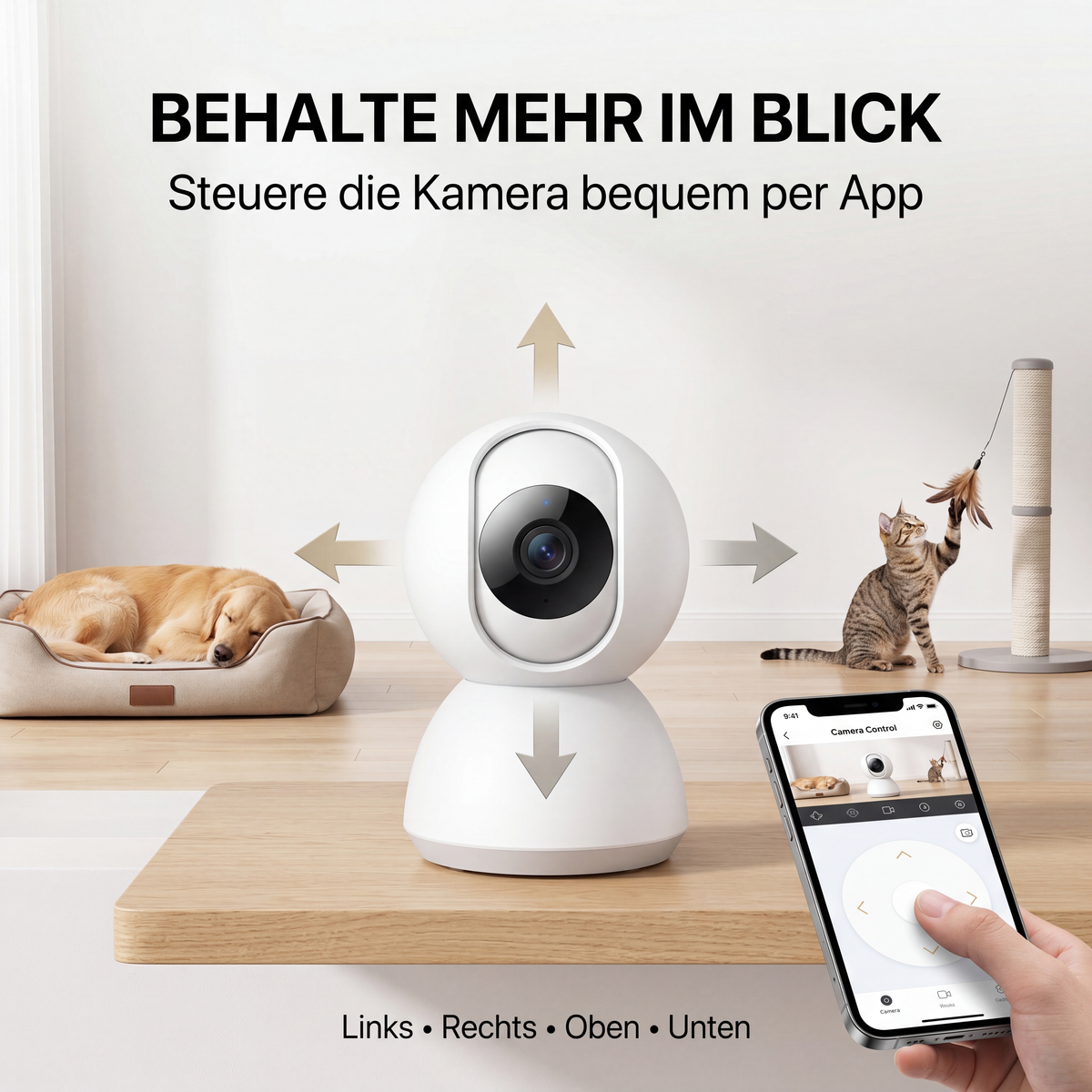 PawVision Pro – WLAN-Hundekamera mit Nachtsicht & App – Produktansicht 2