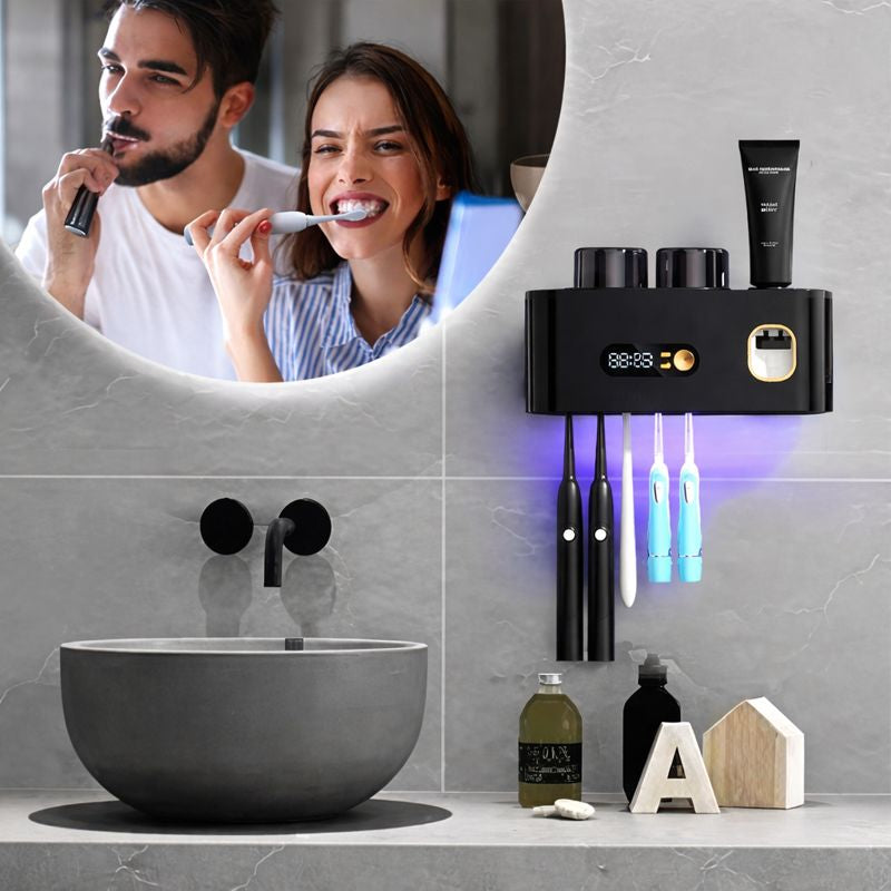 SmileDock Pro – Wandhalterung für Zahnbürsten – Produktansicht 1