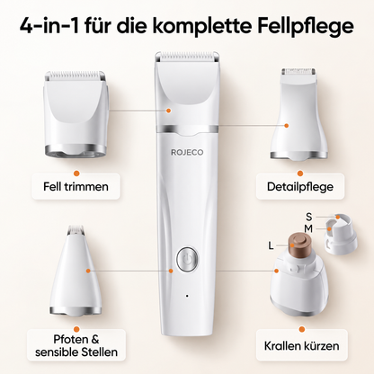 PawTrim Quad – 4-in-1-Haustiertrimmer für Hunde & Katzen – Produktansicht 3