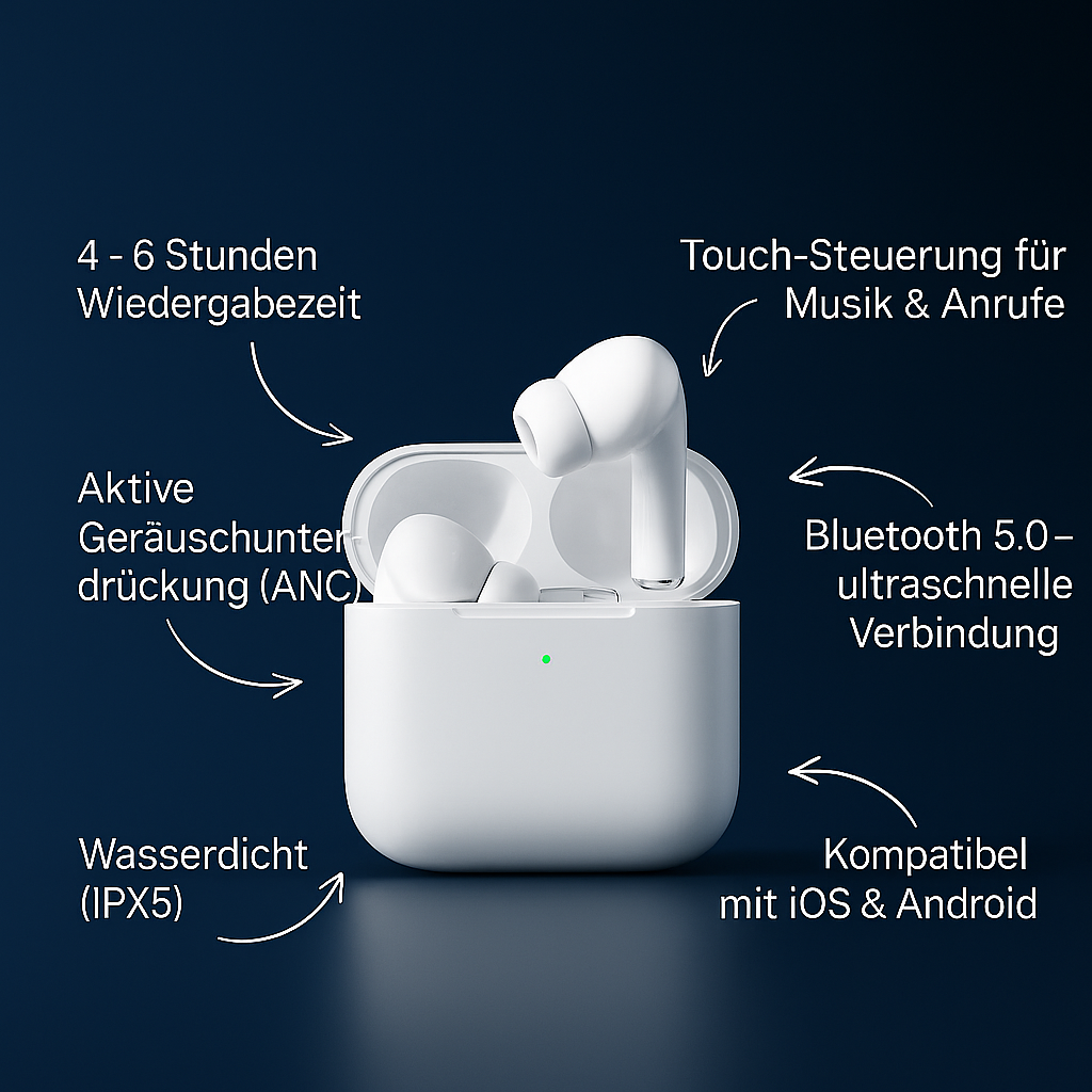 AudioSonic X – Bluetooth-Kopfhörer – Produktansicht 3