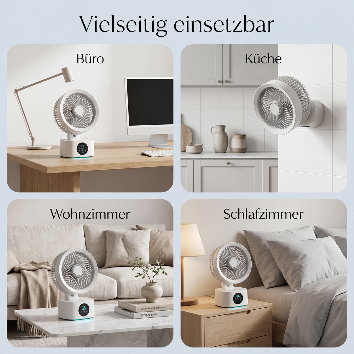 AeroFlow Smart – Tischventilator mit Display – Produktansicht 11