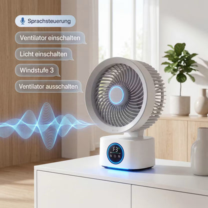 AeroFlow Smart – Tischventilator mit Display – Produktansicht 5