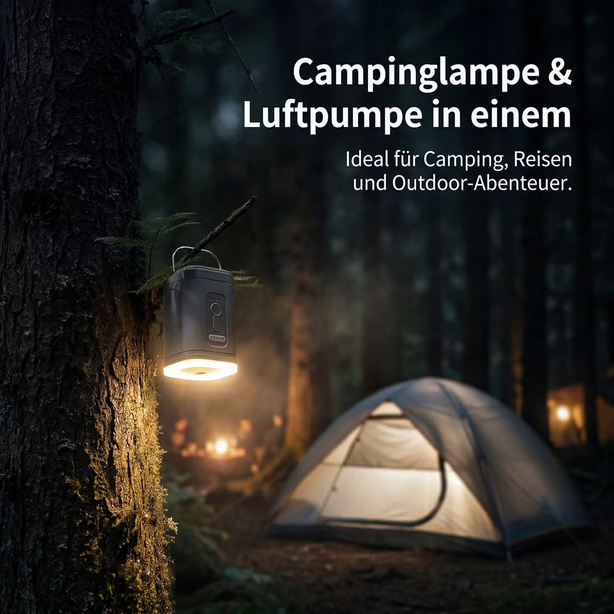 AeroPump Quad – Kabellose 4-in-1-Mini-Luftpumpe – Produktansicht 3