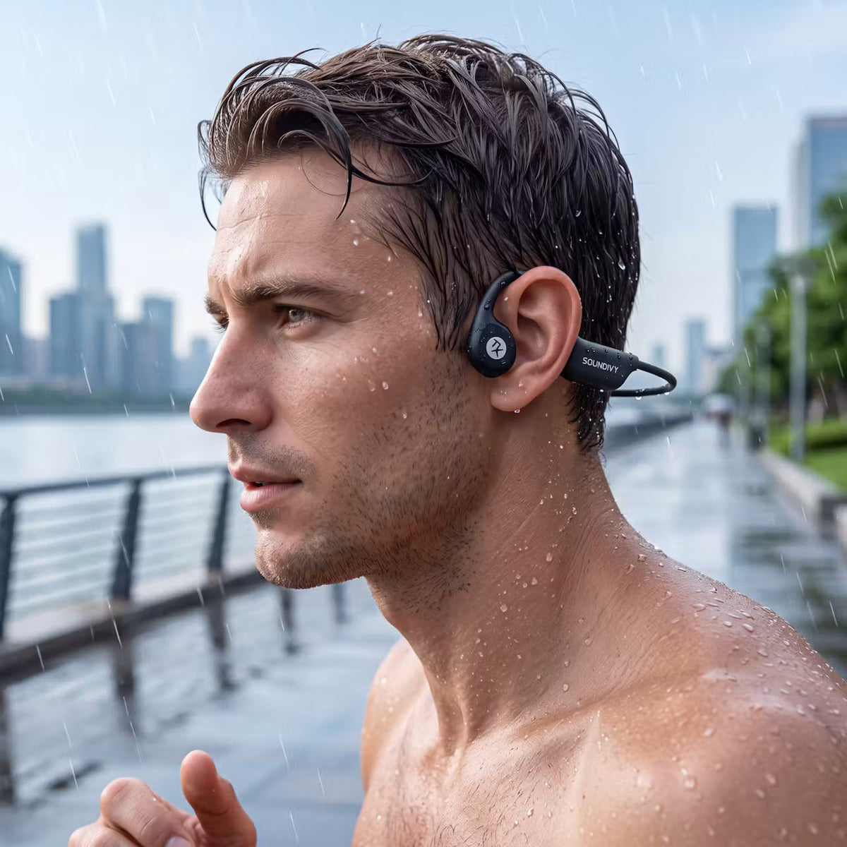 AudioSonic Aqua – Wasserdichte Kopfhörer zum Schwimmen – Produktansicht 5