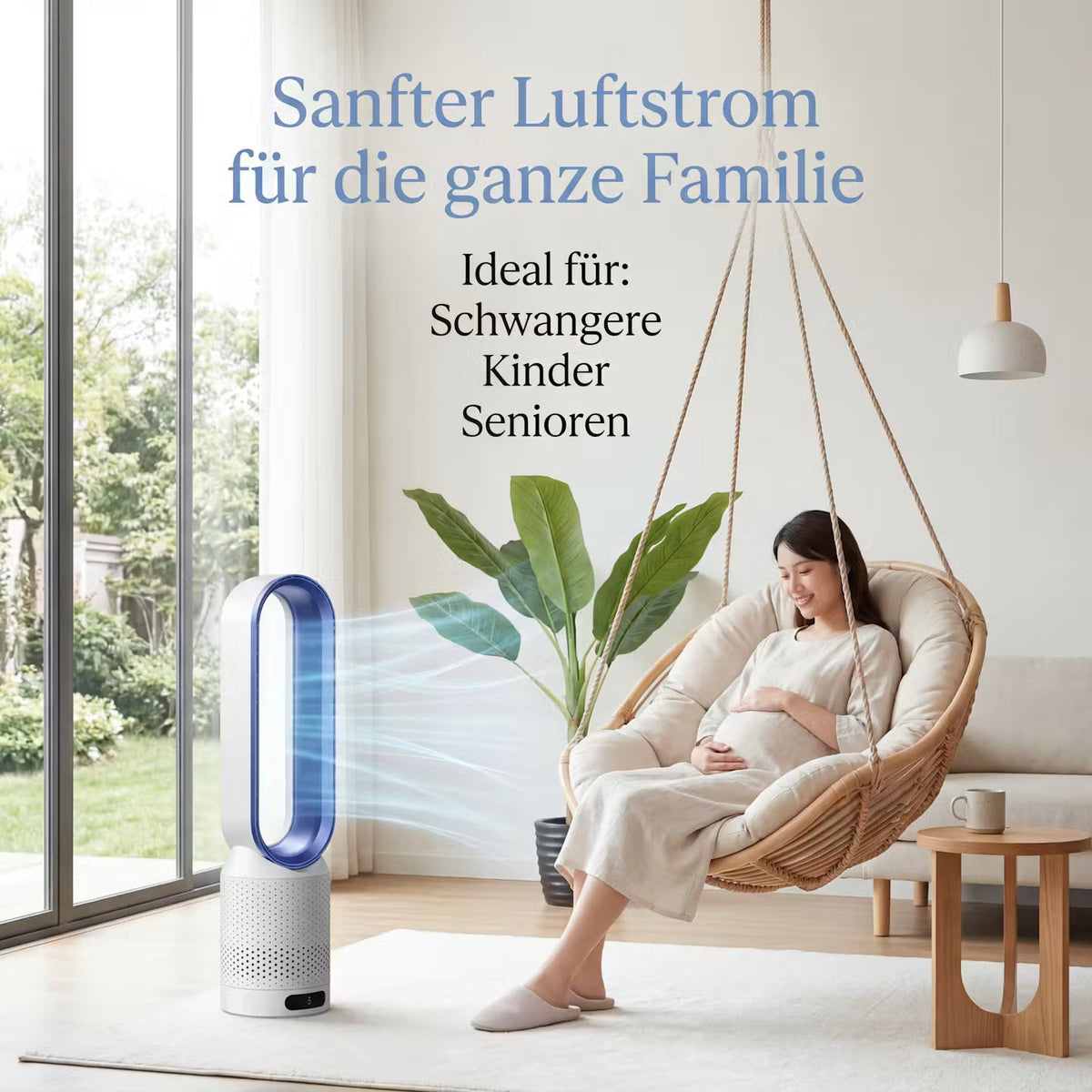 AeroFlow Climate – 2-in-1-Heiz- & Kühlturm – Produktansicht 5