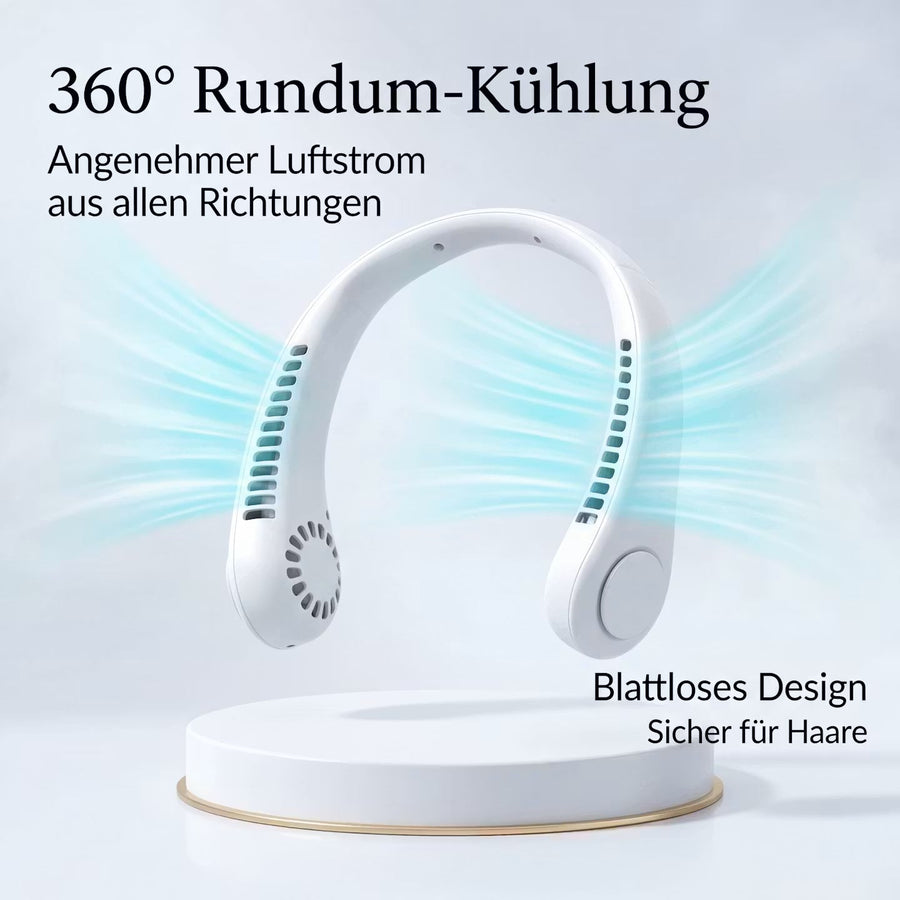 AeroFlow Neck – Kabelloser Nackenventilator