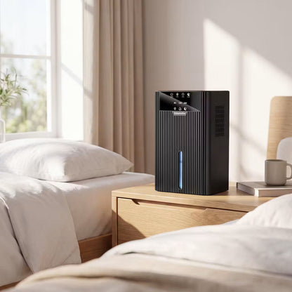DrySense Ambient – Kompakter Luftentfeuchter mit Ambientelicht – Produktansicht 4