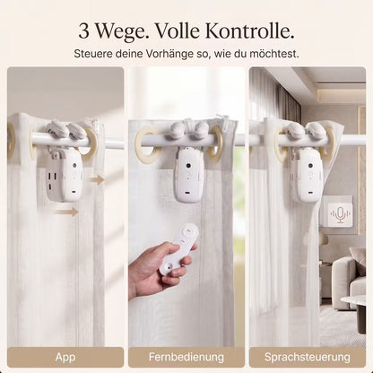 CurtainFlow Smart – WLAN-Vorhangroboter – Produktansicht 1