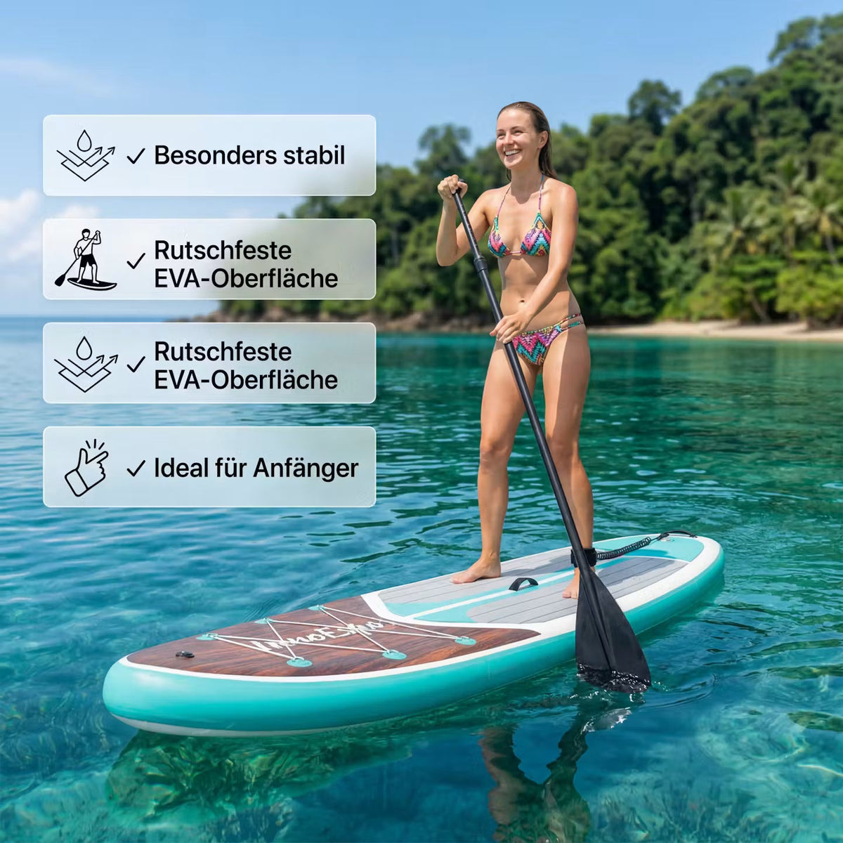 AquaGlide – Premium-SUP-Komplettset – Produktansicht 1