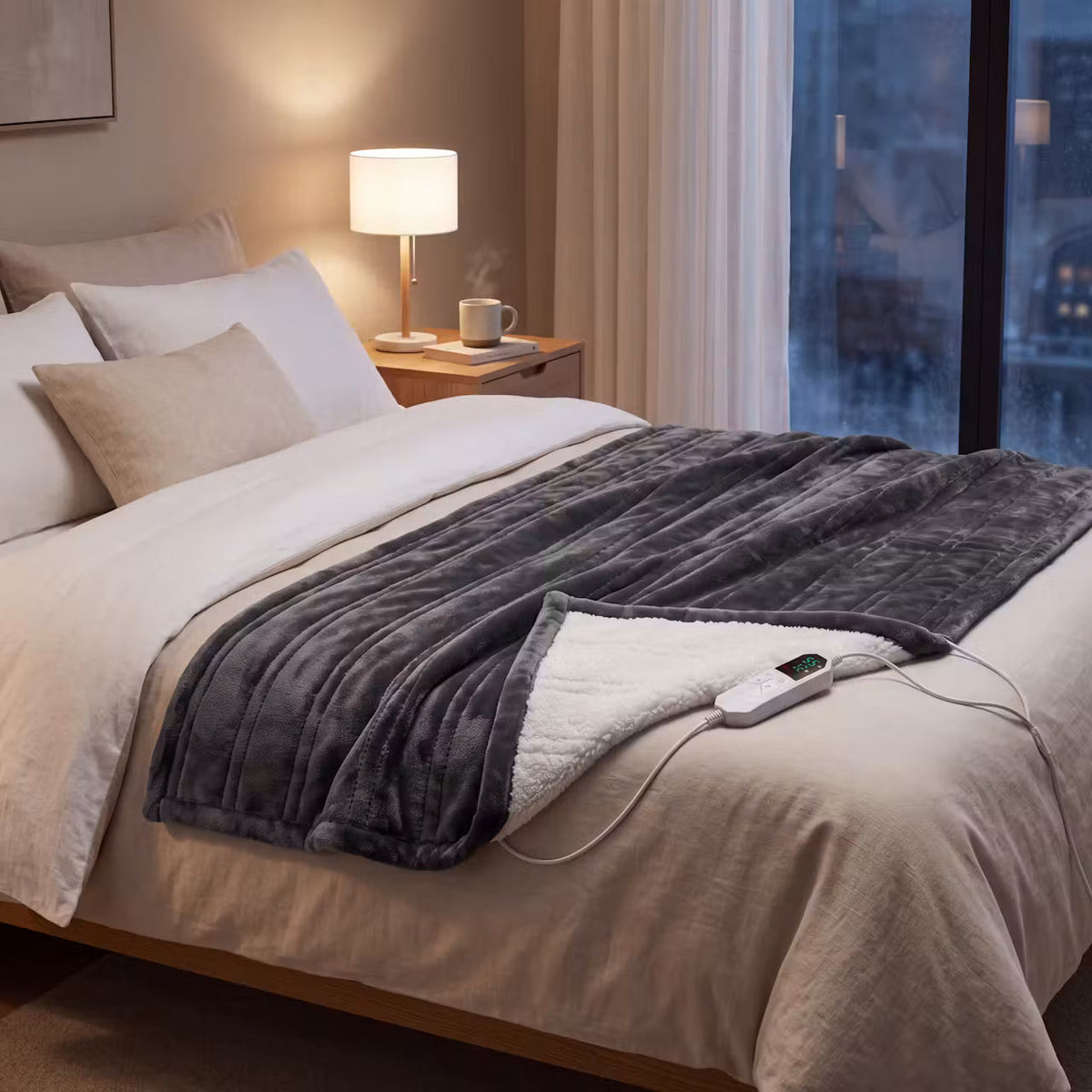 ThermoNest Cozy – Waschbare Heizdecke mit Thermostat – Produktansicht 6
