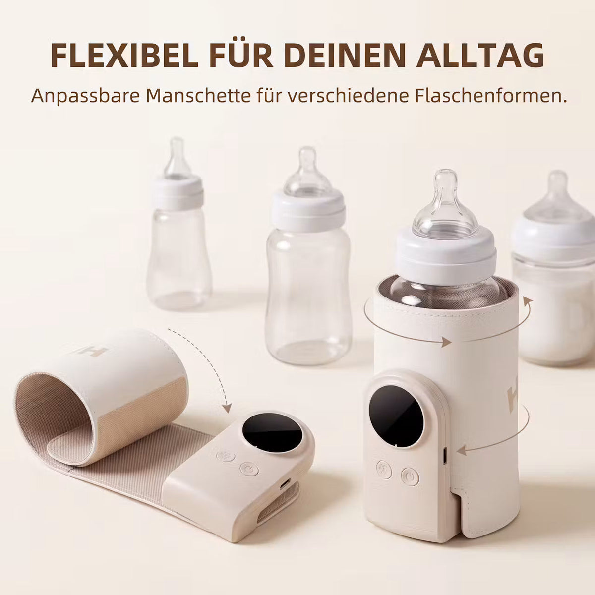Nurtura Warm – Kabelloser Babyflaschenwärmer mit 6 Temperaturstufen – Produktansicht 2