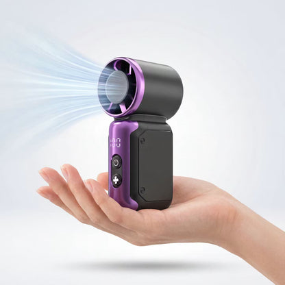 AeroFlow Ice – Handventilator mit Kühlfläche – Produktansicht 1