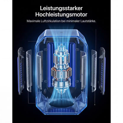 AeroFlow Wall – Kabelloser Wandventilator – Produktansicht 3