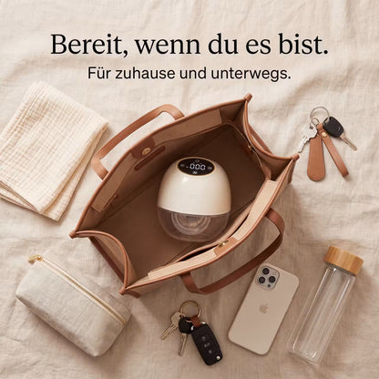 Nurtura Flow – Tragbare Hands-free-Milchpumpe – Produktansicht 3