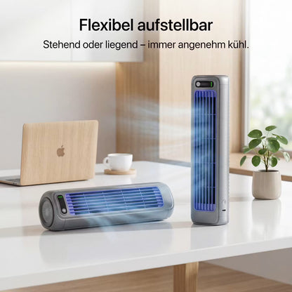AeroFlow Wall – Kabelloser Wandventilator – Produktansicht 1