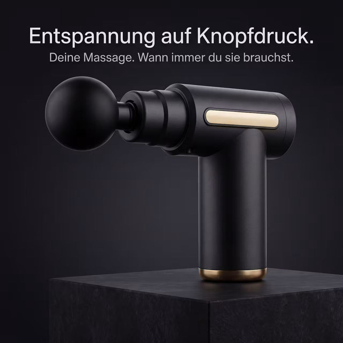 MuscleEase Pulse – Massagepistole mit 4 Aufsätzen – Produktansicht 1
