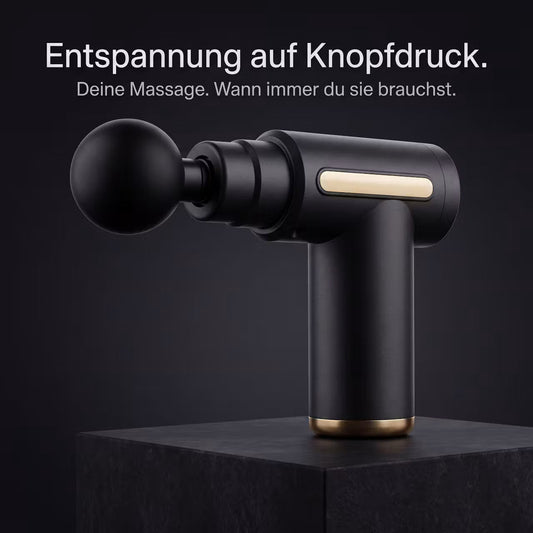 MuscleEase Pulse – Massagepistole mit 4 Aufsätzen – Produktansicht 1