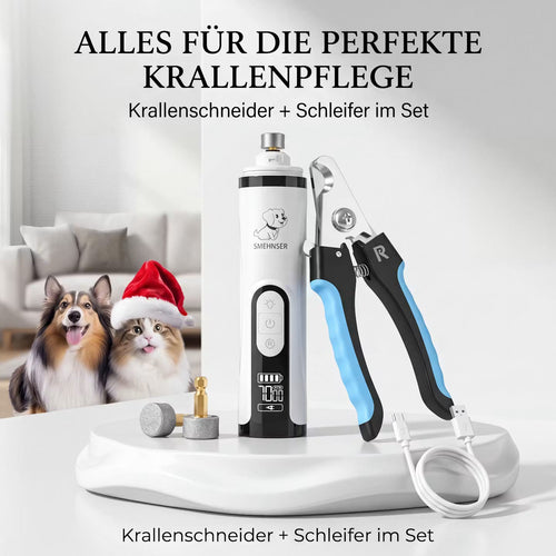 PawTrim Nail – Elektrischer Krallenschleifer mit LED-Licht – Produktansicht 1