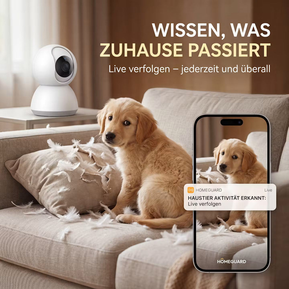 PawVision Pro – WLAN-Hundekamera mit Nachtsicht & App – Produktansicht 9