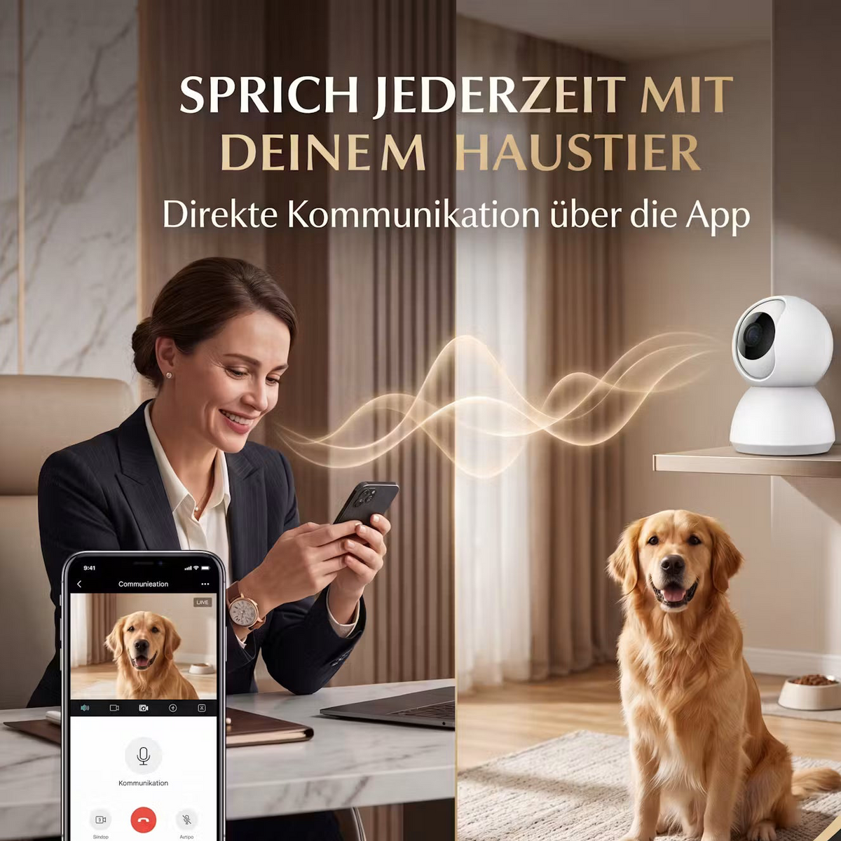 PawVision Pro – WLAN-Hundekamera mit Nachtsicht & App – Produktansicht 3