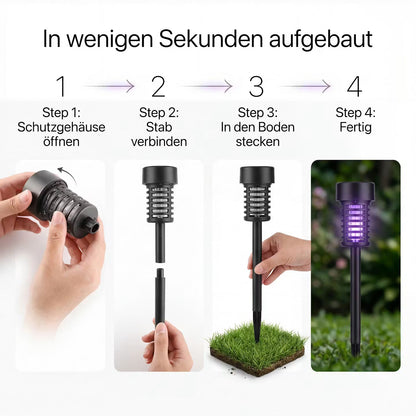 InsectGuard Solar – Solar-Mückenfalle für Garten & Terrasse – Produktansicht 7