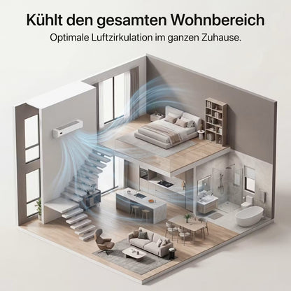 AeroFlow Wall – Kabelloser Wandventilator – Produktansicht 5