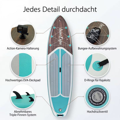 AquaGlide – Premium-SUP-Komplettset – Produktansicht 2