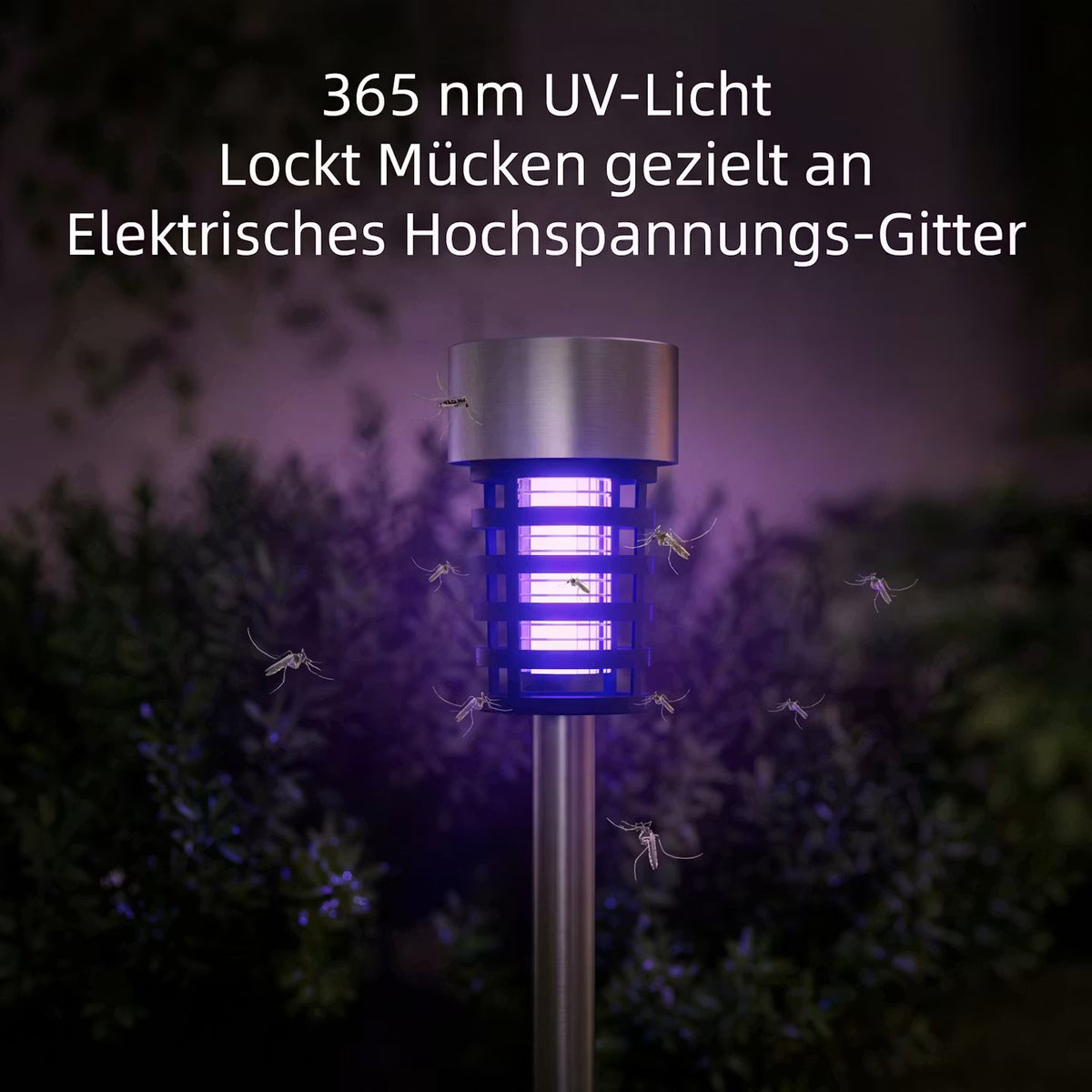 InsectGuard Solar – Solar-Mückenfalle für Garten & Terrasse – Produktansicht 1