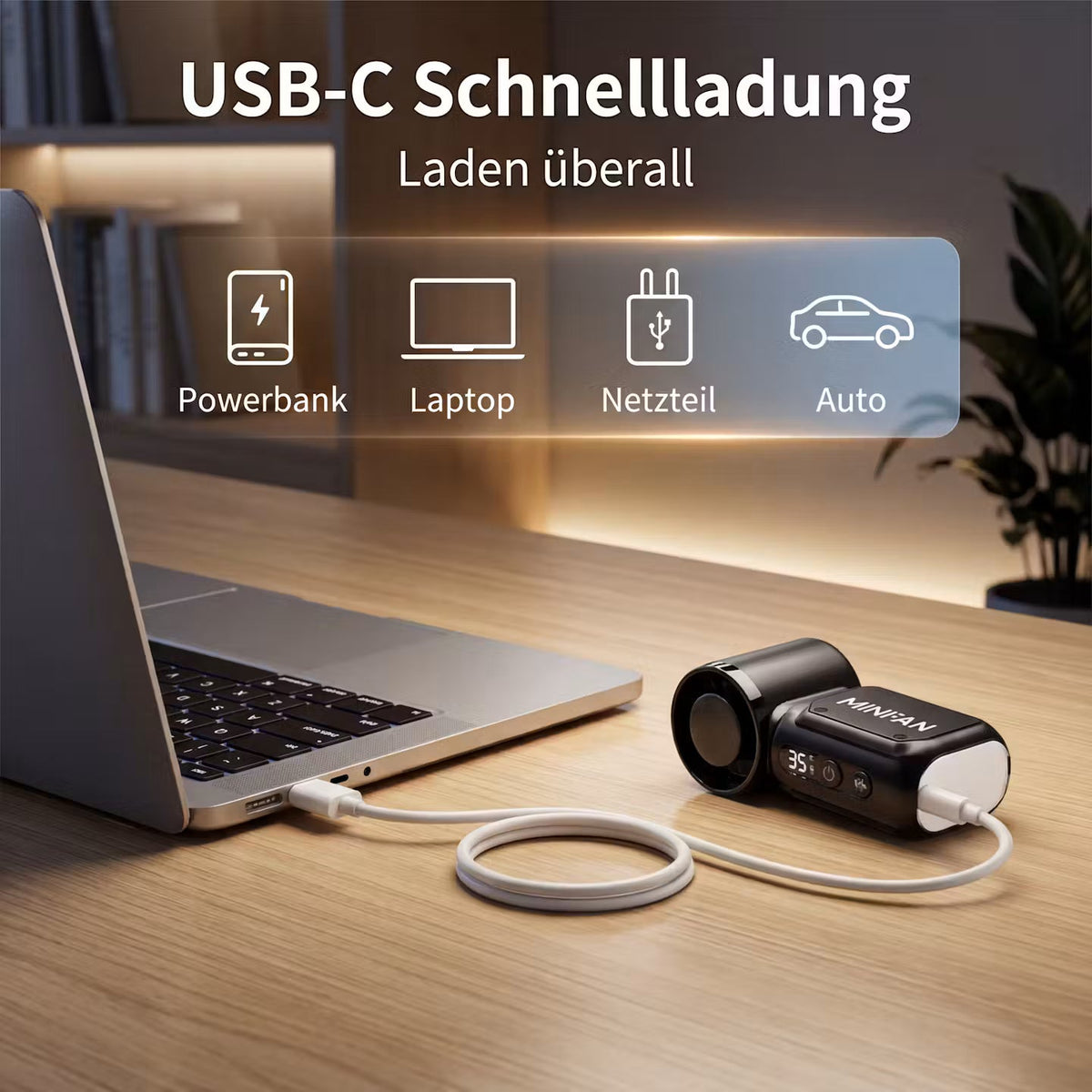 AeroFlow Ice – Handventilator mit Kühlfläche – Produktansicht 8