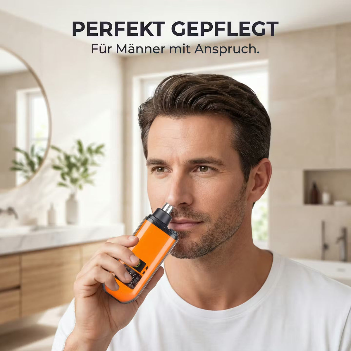 TrimEdge Precision – Nasenhaartrimmer mit Digitalanzeige – Produktansicht 2