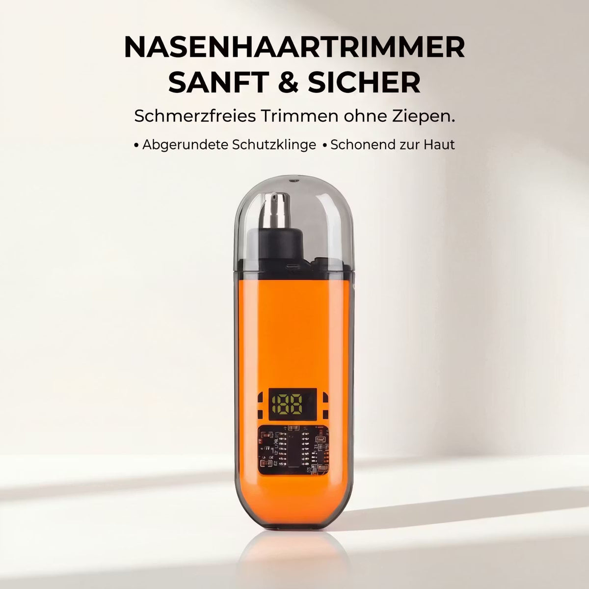 TrimEdge Precision – Nasenhaartrimmer mit Digitalanzeige – Produktansicht 5