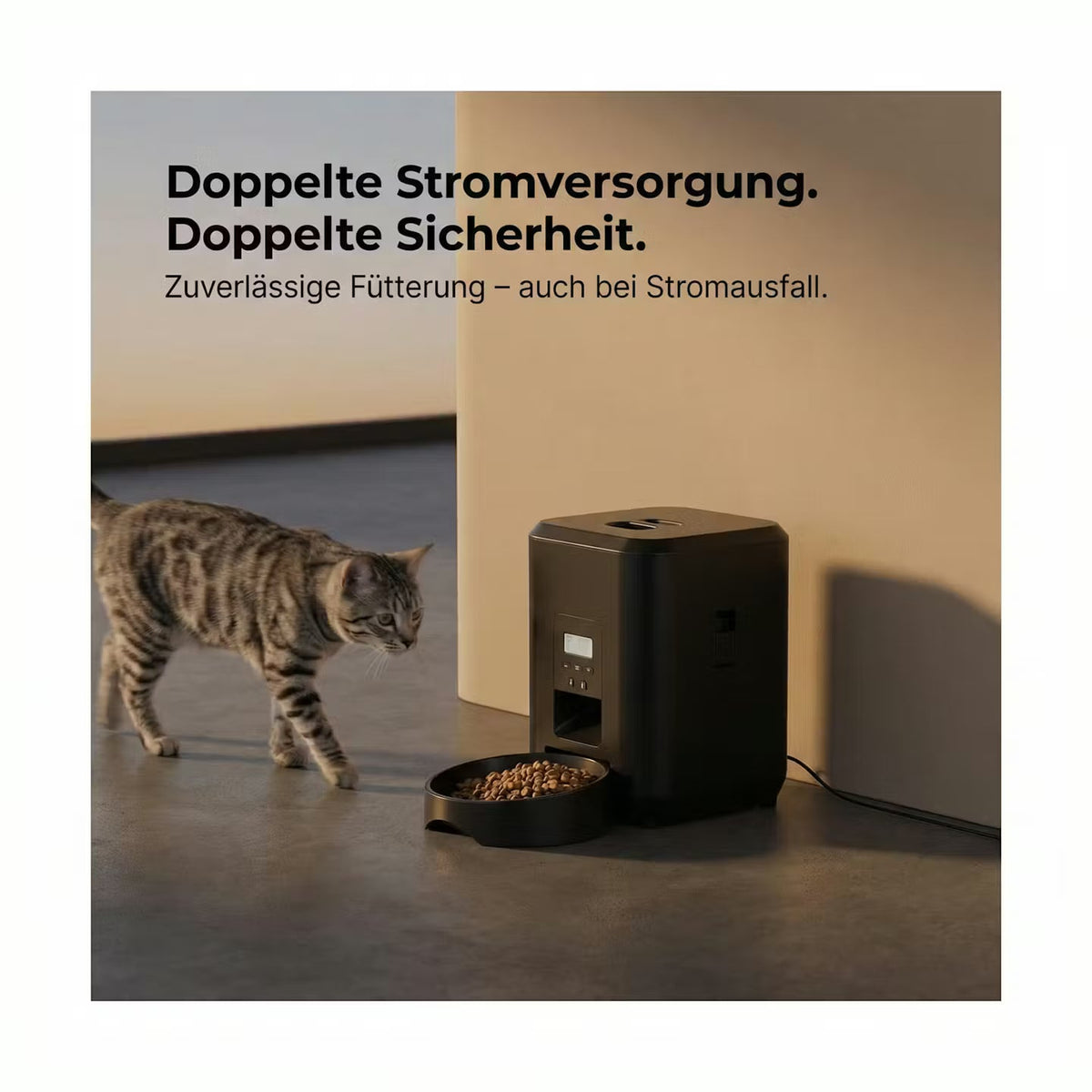 PawServe Smart – Futterautomat mit App-Steuerung – Produktansicht 5