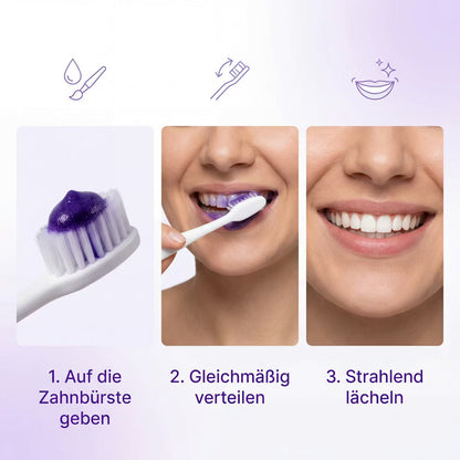 VioletGlow V34 – Zahnpasta – Produktansicht 4