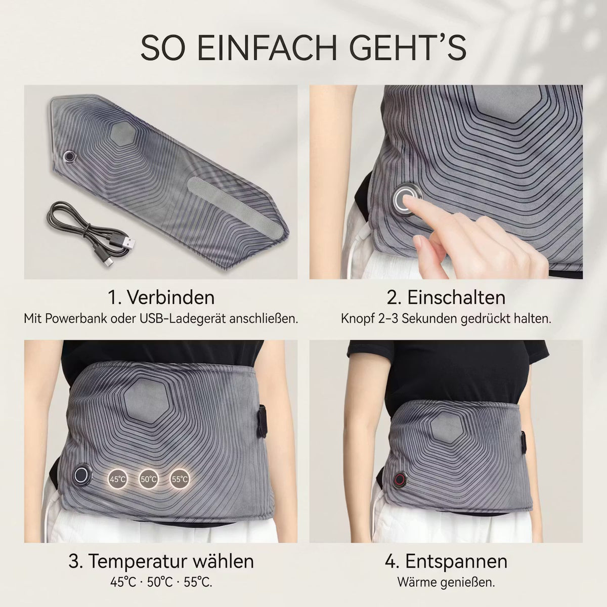 ThermoNest Wrap – Beheizbarer Wärmegürtel – Produktansicht 10