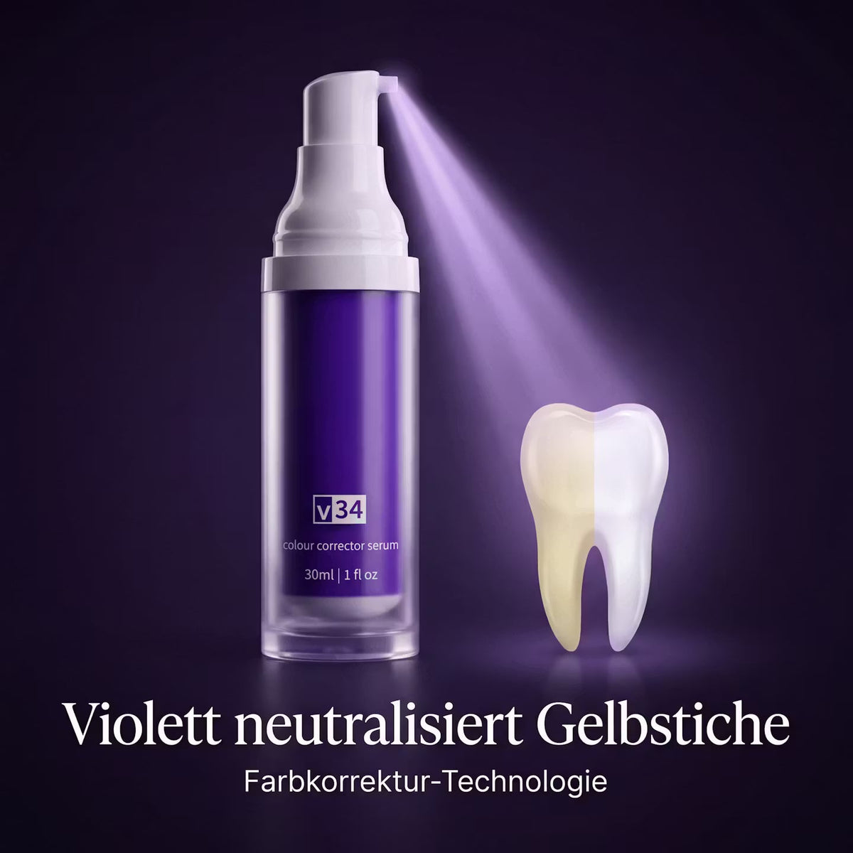 VioletGlow V34 – Zahnpasta – Produktansicht 5