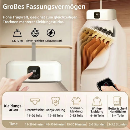 DryNest Go – Tragbarer Wäschetrockner mit UV-Funktion – Produktansicht 3