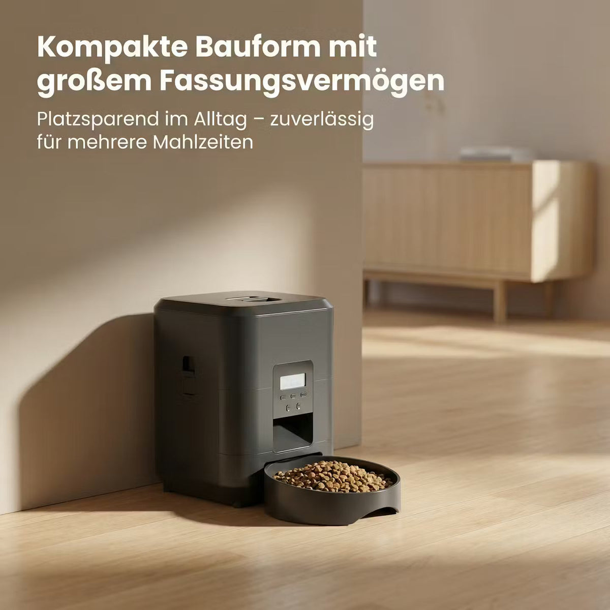 PawServe Smart – Futterautomat mit App-Steuerung – Produktansicht 4