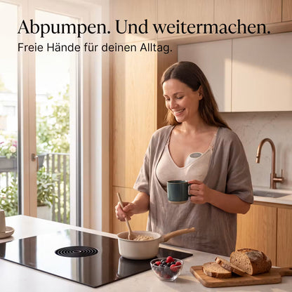 Nurtura Flow – Tragbare Hands-free-Milchpumpe – Produktansicht 2