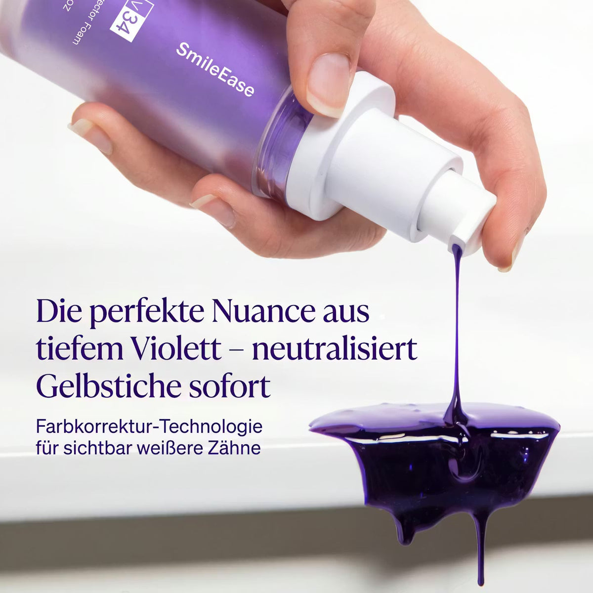 VioletGlow V34 – Zahnpasta – Produktansicht 6